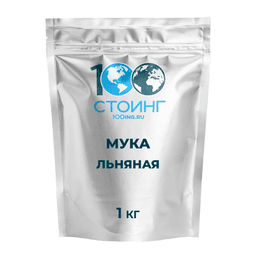 Мука льняная, 1 кг. ГОДЕН ДО 10.04.26