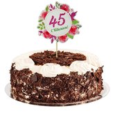 Купить Декор для торта "С Юбилеем! 45"