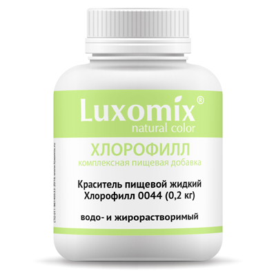 krasitel pischevoj zhidkij luxomix hlorofill 0044 02 kg