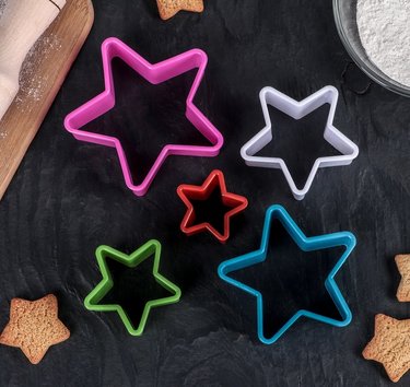 Набор форм для печенья "Звезда", 5 шт
