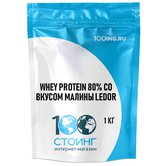 Купить WHEY Protein 80% со вкусом малины Ledor, 1 кг