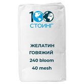 Купить Желатин пищевой говяжий (прочность 240 bloom; 40 mesh) 25 кг